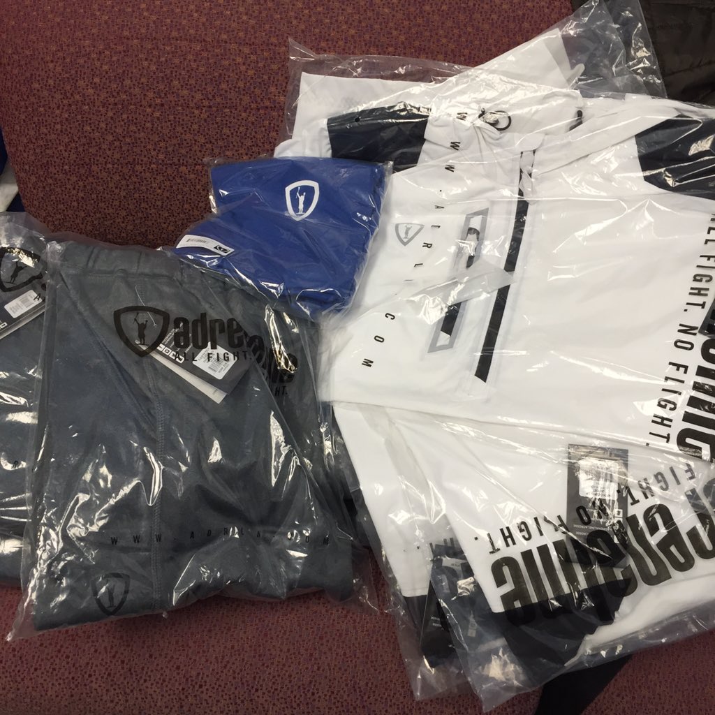 Big <a href="/adrenalinelax/">Adrenaline Lacrosse</a> #marquee gear delivery today...Thanks for keeping the Mules looking sharp! #gomules #darthcader