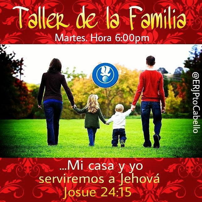 ERJPtoCabello's tweet photo. Disfruta con tu familia de una poderosa palabra hoy en el taller de la familia.Asiste ¡te esperemos! https://t.co/QpYz9sNk0j