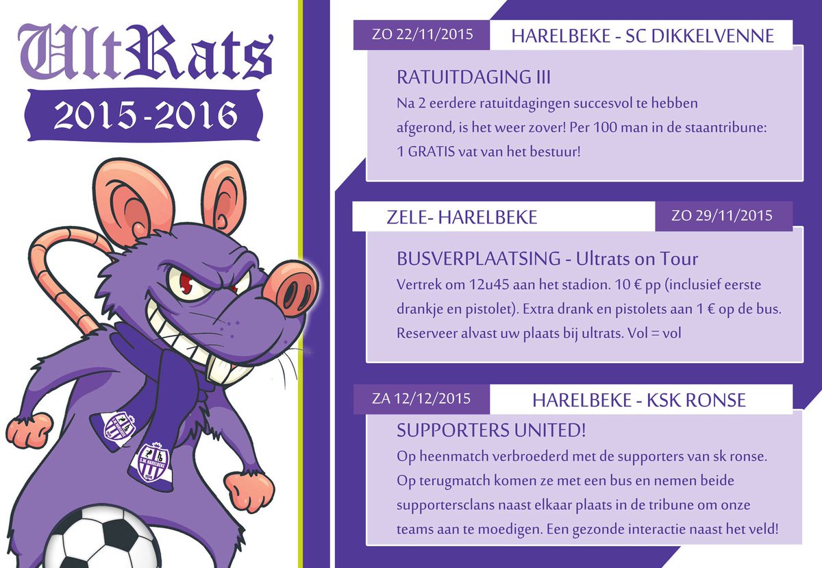 SWHarelbeke's tweet photo. Ratuitdaging #UltRats #SWHDikkelvenne https://t.co/q6pOsphAS3