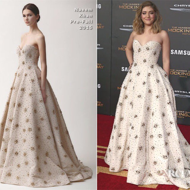 StylifiedInc's tweet photo. @WillowShields on #redcarpet  @TheHungerGames last night in a @NAEEMKHANNYC #princessgown. J'adore 💋 #stylified https://t.co/SWErxyQLIu