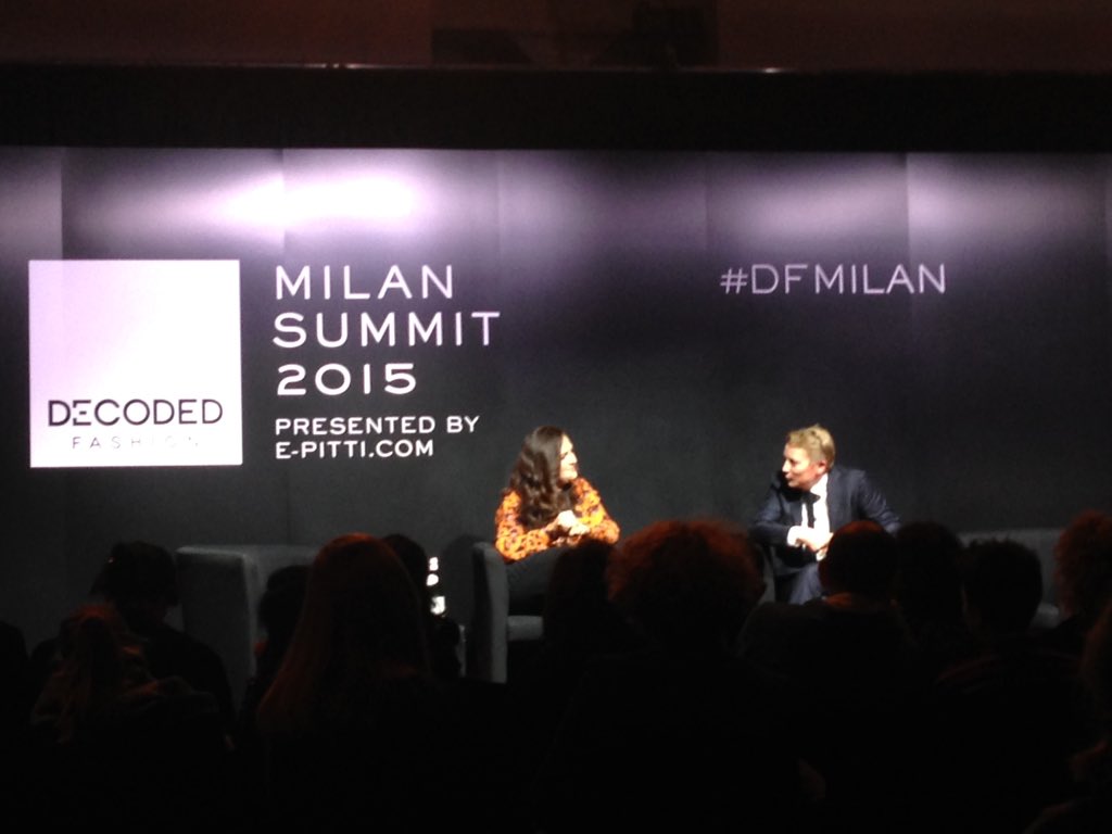 LorussoEle's tweet photo. Angela Missoni a Decoded Fashion: "L'importanza di lavorare in un brand che rimane comunque una famiglia" #DFMilan https://t.co/8xEC0wYDzh