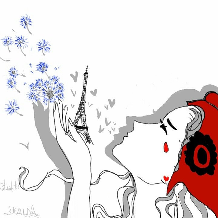 metrard's tweet photo. Je n'ai pas de mots à mettre sur mes pensées mais juste un dessin ! #prayforparis #TousUnis #SolidariteAvecParis https://t.co/KGlqZQUPxY