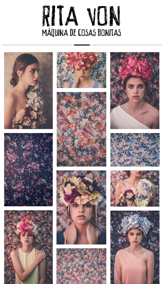 Rita Von presenta #Wallpaper, resultado de una sesión de fotos de inspiración junto a la fotógrafa Pilar Hormaechea.