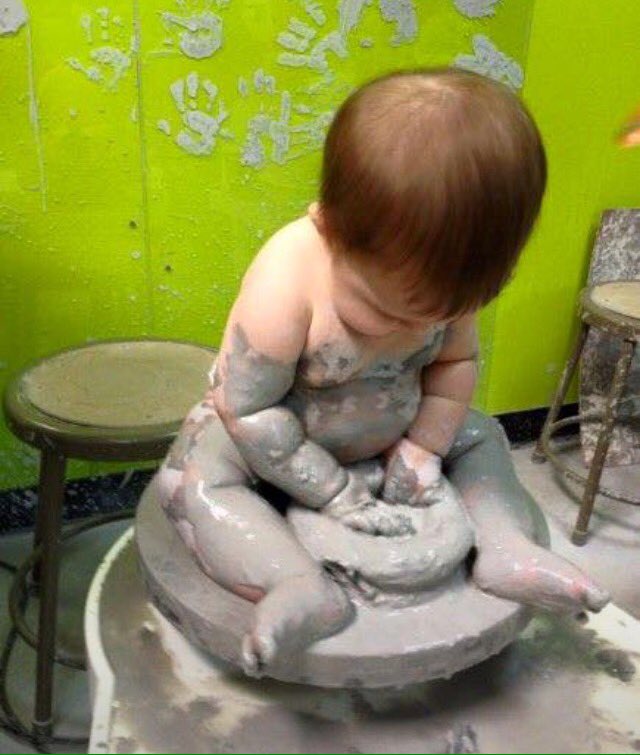 thepotterycave's tweet photo. Very very excited to see episode 3 of @PotterThrowDown #ceamic #pottery @BBC @Artiststime @ceramicreview https://t.co/Nzi4DPGICM