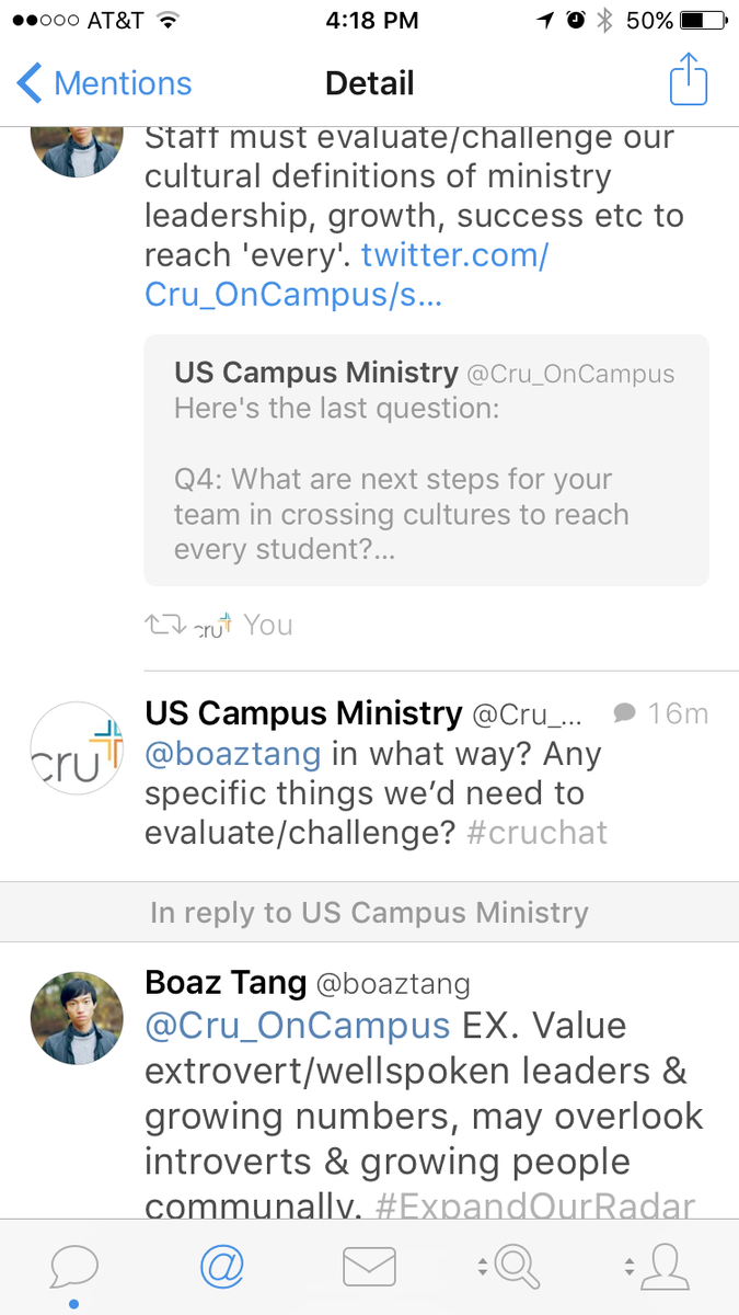Cru_OnCampus's tweet photo. A4) #CruChat https://t.co/BPxLFGWnQv