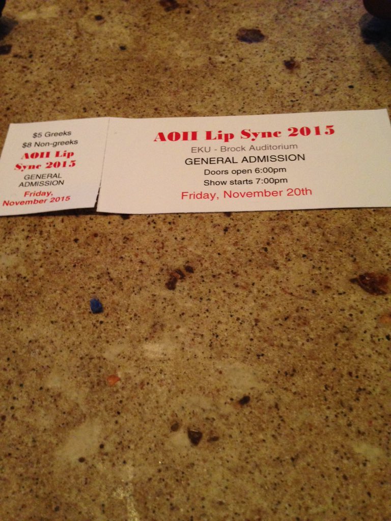 TCM442's tweet photo. Got my ticket!! I'm super excited! #Lipsync2015 #LastOne https://t.co/IjnTWyYYXc