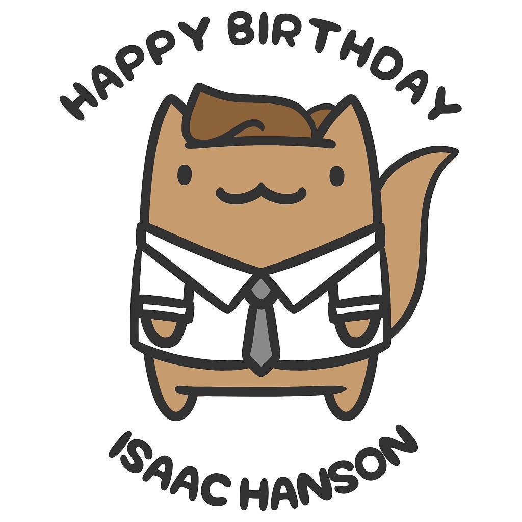 Happy Birthday, Isaac Hanson! Confession time: I\m a huge Hanson fan Like, my room was c 
