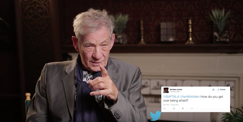 Sir <a href="/IanMcKellen/">Ian McKellen</a> answers your Twitter questions! youtube.com/watch?v=L6N-hl…