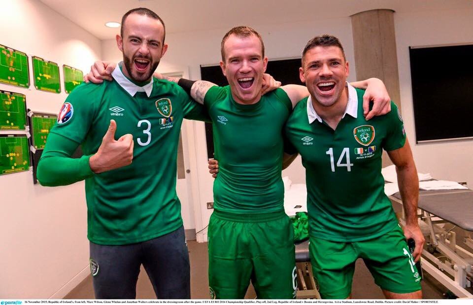 VictoriaLello's tweet photo. So proud of our Irish Stokies, so deserved. @wildog87 you don't look very happy 😂 Well done SJW @JonWalters19 #proud https://t.co/Mp8ldr7EdE