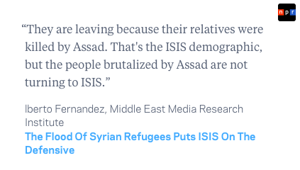 ISIS launches propaganda campaign to win over Syrians fleeing Assad https://t.co/G7gr7HklO3 #grayzone https://t.co/fCzGuIBAnK