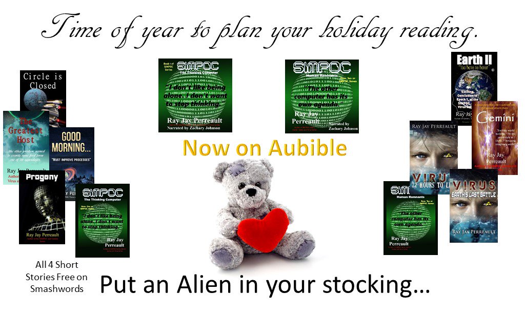 RayJayPerreault's tweet image. Get some great reading for the Aliens in your life. #scifi #IAN1 rayjayperreault.com