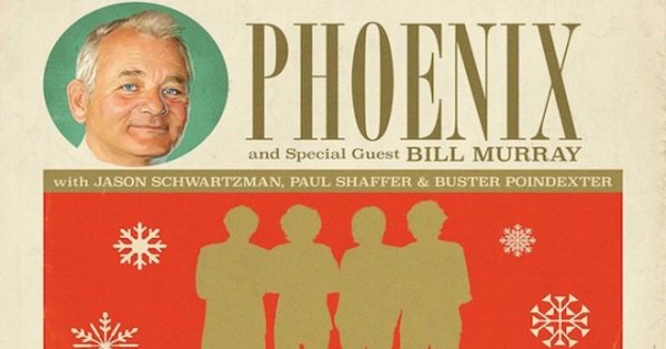 JamBase's tweet photo. Comedian Bill Murray teamed with French rockers Phoenix to record a holiday song https://t.co/CKJN0vJ2CJ https://t.co/BHxjEoI1cl