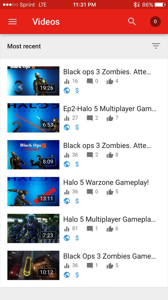 GRgaming313's tweet photo. Remember to check our channel. We appreciate all the support! https://t.co/80ZEH6QTAK #XboxOne #CallofDuty #halo5 https://t.co/xzQ0Elv3B9
