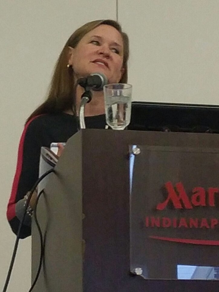 libraryhooker's tweet photo. Listening to the fabulous @sabodeen at the CYPD luncheon! #ilf2015 https://t.co/O2pyElVc3n