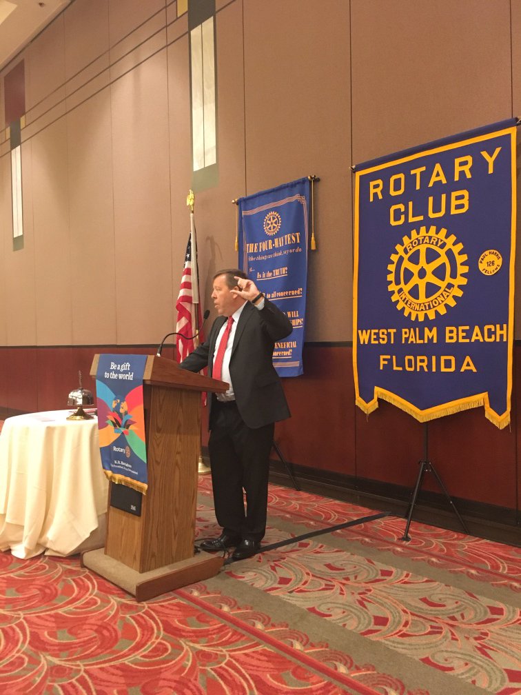 WPB Rotary Club tweet media