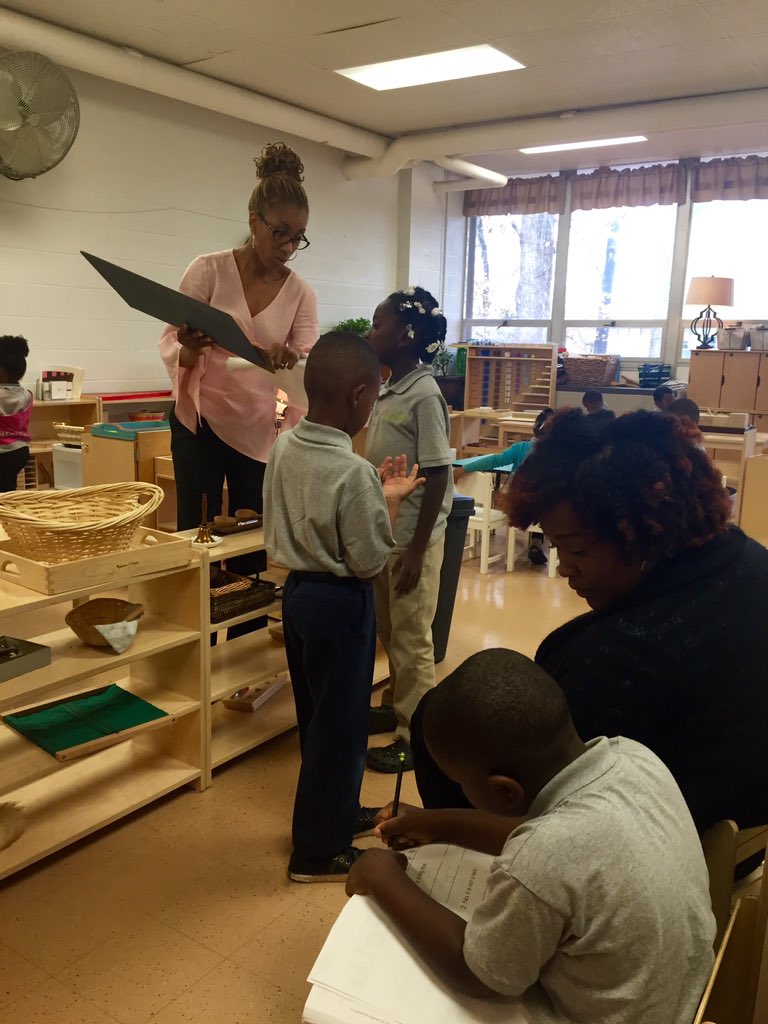 MargoRoen's tweet photo. Great spending time w/ independent learners at @LibertasMemphis today! Neighborhood Montessori in action. @TN_ASD https://t.co/90G4F1ZeiL