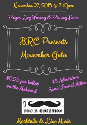 LaurierBRC's tweet photo. Can't wait to see everybody out at Movember Gala! 💛💜 #BRC1516 #staygolden https://t.co/nxA7FvxNEG