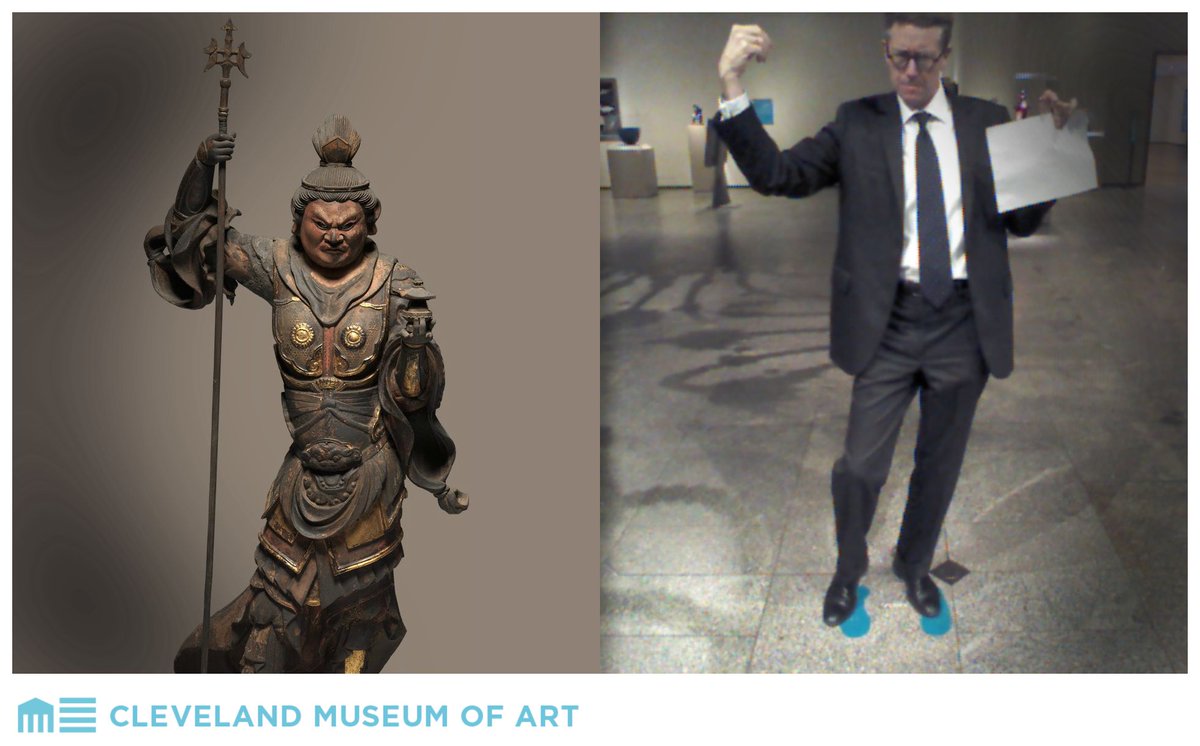 janecalexander's tweet photo. Last month's @GalleryOne emdodying ART - found @ClevelandArt Director as Guardian of the North #connectwithart https://t.co/aMIEVcsQEa
