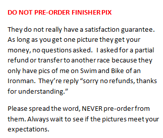 FatGirlIronman's tweet photo. Always wait to see your pictures from @FinisherPix , if you pre-order you get what they feel like giving. https://t.co/MkjpXjSFsA