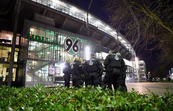 SkySportsNews's tweet photo. BREAKING: Reuters: Match in Hannover has been cancelled. More on #SSNHQ or here: https://t.co/zBaaAfQezc https://t.co/29yAkL4UFW