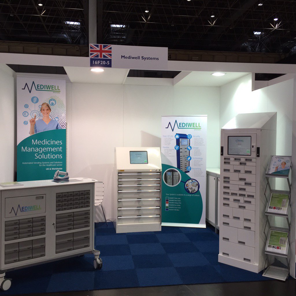 MediwellUK's tweet photo. Day 2 @MEDICATradeFair Visit stand 16F20-5 for Pharmacy Automation https://t.co/Pt2BzNvwpV