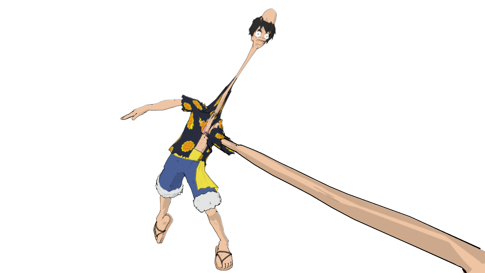 thp_chimera's tweet photo. rigging luffy is going well! https://t.co/cZgbrv117t