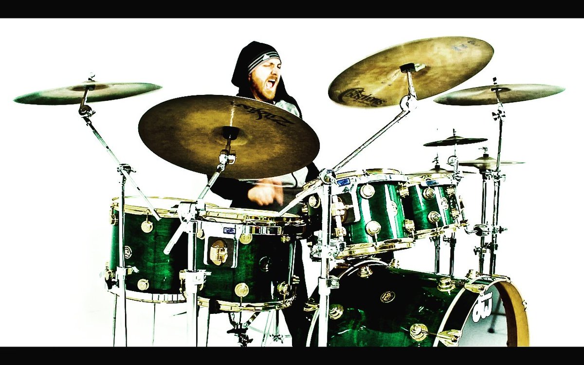 Ontologics's tweet photo. @dwdrums Matt Walshe of @Ontologics  getting down. #proghop #drums #dw #dronesfromhome #lp https://t.co/tK0DMOUHxx