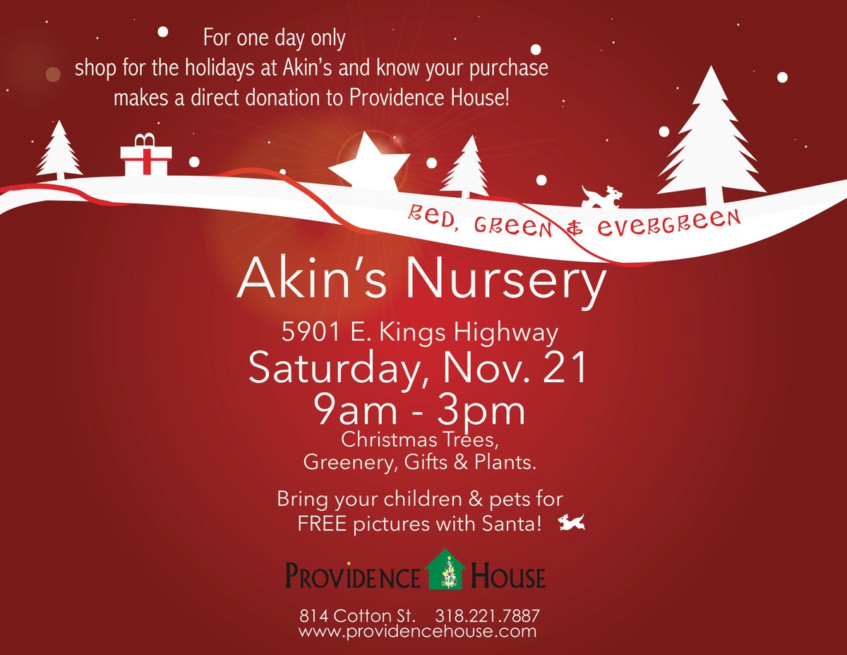 PHShreveport's tweet photo. #goodfirstdate impress your date by Christmas shopping at Akin's Nursery this Saturday! #ChristmasIsForSharing https://t.co/YHaw6n1GEN