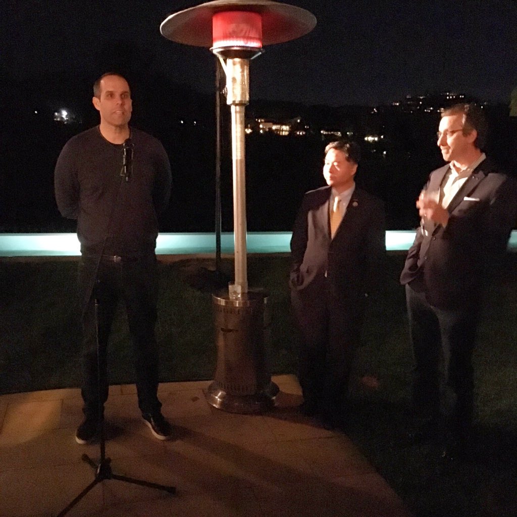 NMPAorg's tweet photo. Wonderful having @RepTedLieu & songwriter Sean Douglas at last night's #NMPAC event to support #songwriters! #NMPA https://t.co/dSxBQY3o2j