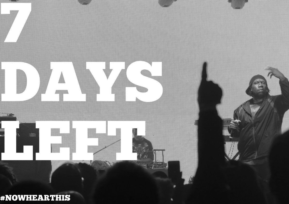 IAmKRSOne's tweet photo. 7 days until Now Hear This the album drops 
#nowhearthis #HipHop #oneweek https://t.co/TaxLbUKJMA
