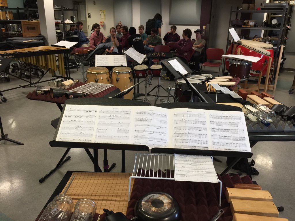 OddRiverPerc's tweet photo. Applebaum, Cage, Cole, Munson, and Lunsqui! #percussion https://t.co/0kHm5UvQOZ