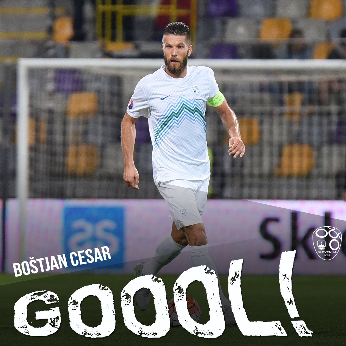 nzs_si's tweet photo. Gooooool! BOŠTJAN CESAR! #srcebije #sloukr https://t.co/wIdkCtlcOl