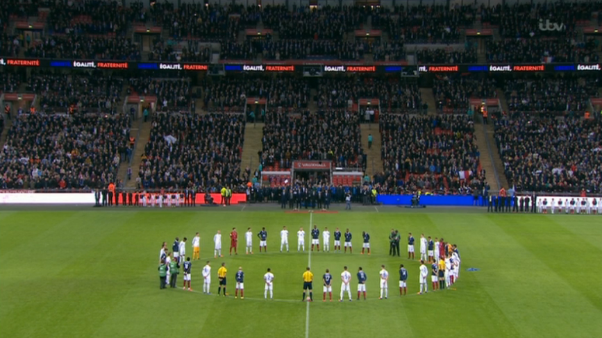 ITV's tweet photo. An emotional show of unity between England and France!

Rivals. Competitors. Brothers. https://t.co/DAfjascS9S