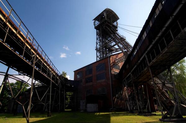Abandonada Mina de carbón Michal en Ostrava, República Checa