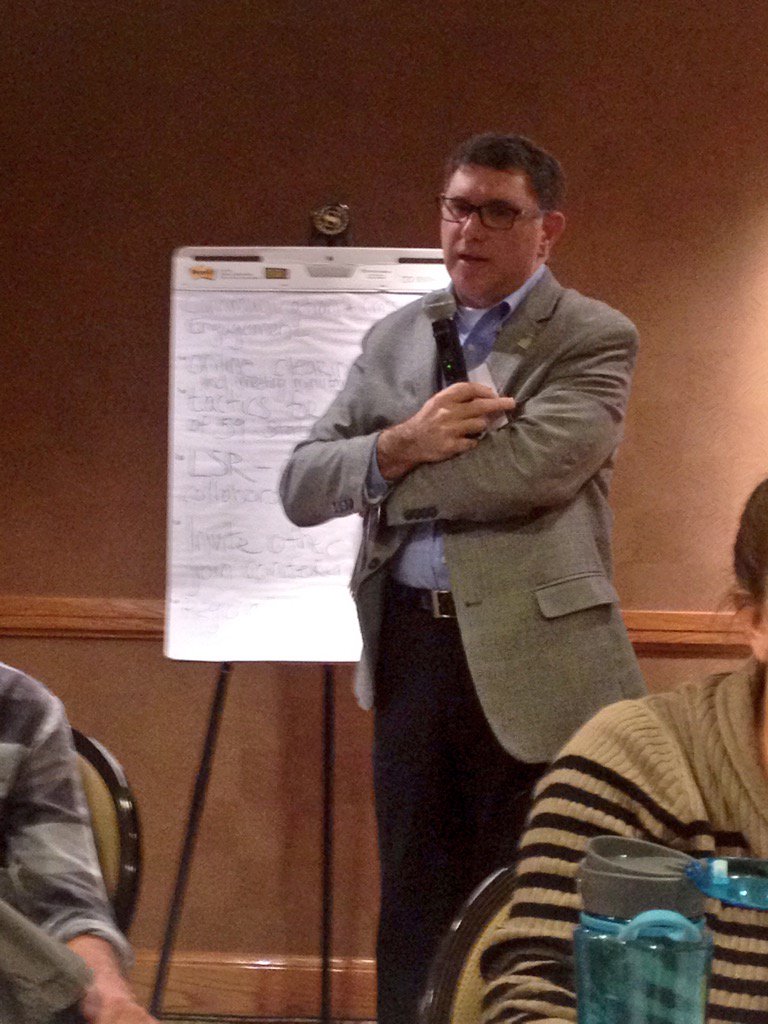 foresters's tweet photo. Thanks! RT @treevangelist: Great to have Matt Menashes CEO of @foresters talking with U&CF Coordinators #PCFdenver https://t.co/h5BDqIdX47