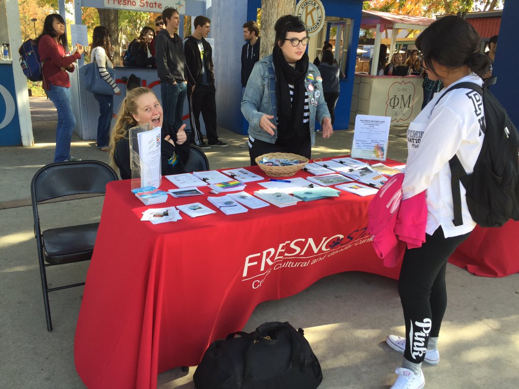 Supporting <a href="/FresnoStateUSP/">USP</a> at Be the Change! Come visit us outside the USU and check out our swag!