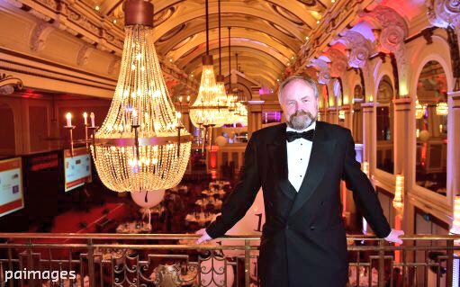 IanWest_PA's tweet photo. Clive Anderson with a host of British comedy attending the #WinterComedy Gala in aid of #ActionAid @ActionAidUK https://t.co/XfnqXlxyIb