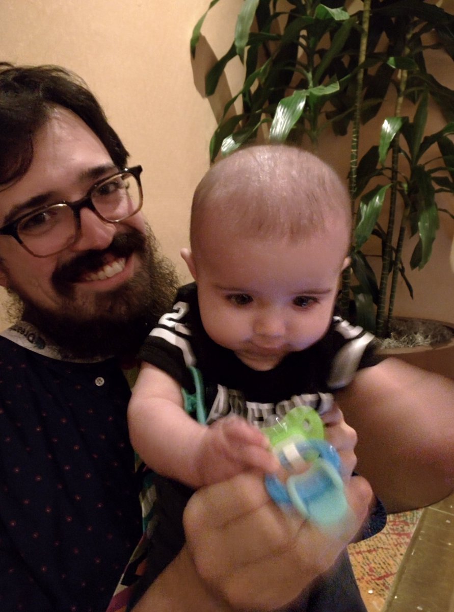 cczona's tweet photo. Binky time! I love seeing the kiddos having fun this year at #rubyconf #rubyconf2015 /@qrush @aquaranto https://t.co/snzF0Q3h1C