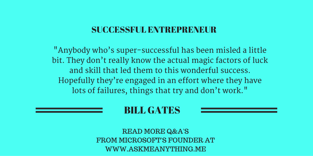 askmeanything50's tweet photo. Bill @BillGates doesn't think that success is a good teacher: https://t.co/Dop4pkSFMf https://t.co/drJDkxDLmQ