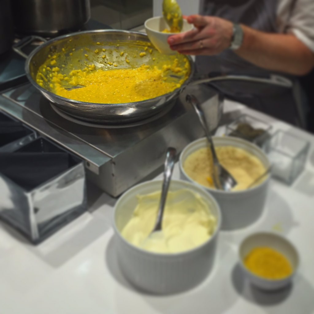 MrPellizzoni's tweet photo. Loving the fresh Milanese Risotto with Saffron they serving at the Poliform launch party! @PoliformUK @WofInteriors https://t.co/Fqk58u47Cc