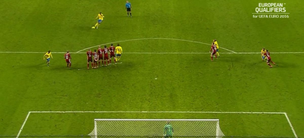 SportsCenter's tweet photo. It's Zlatan's world. We're all just living in it.

2 goals tonight has Sweden on brink of qualifying for Euro 2016. https://t.co/hcjyH9Qphe