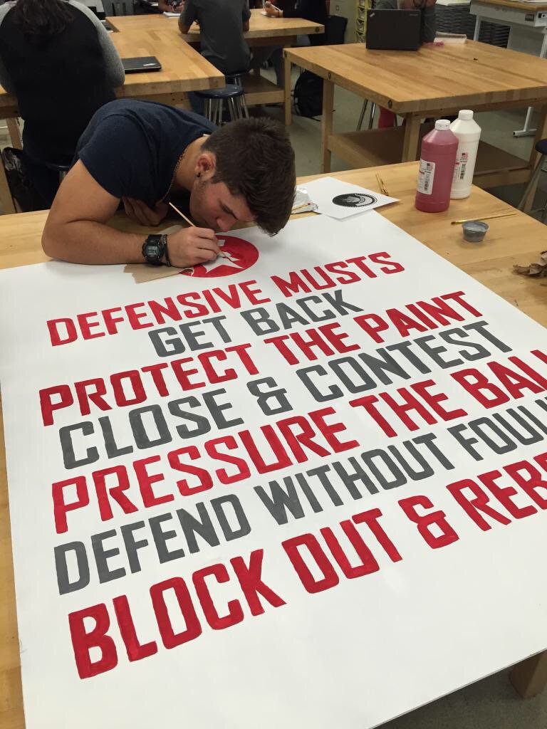 brandbldghoops's tweet photo. Thanks to NAHS and @cylakesart for putting our DEFENSIVE MUSTS poster together. 🎨🏀 #brandbuliding https://t.co/X6SWQbp7Z0