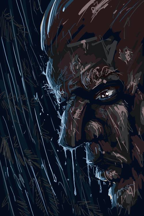 squaredmotion's tweet image. Speed Painting from last night. 45 mins or so.