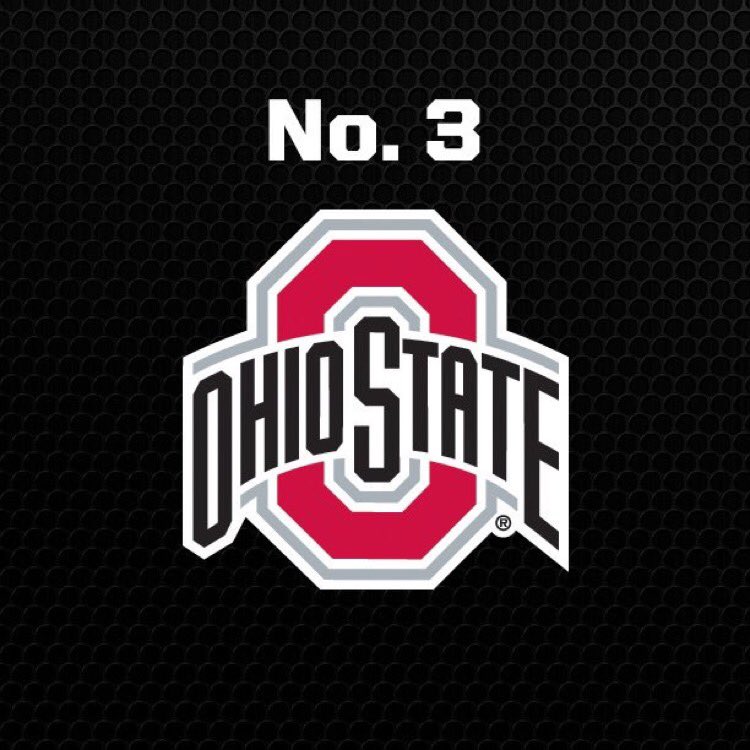 CFBPlayoff's tweet photo. 1. Clemson 
2. Alabama 
3. Ohio State 
4. Notre Dame https://t.co/ayBIEp6c4E