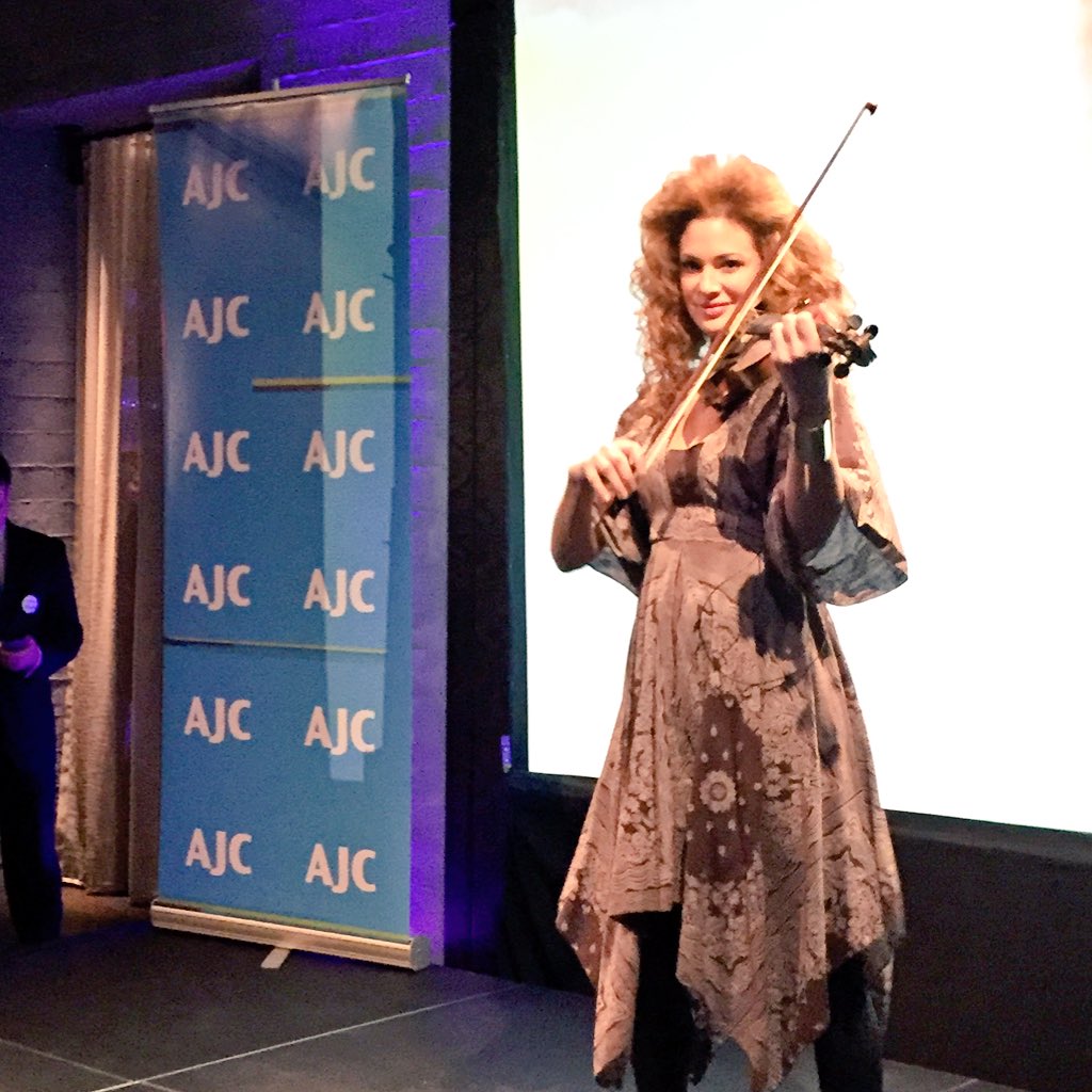 NaorBitton's tweet photo. She rocks the house: @MiriBenAri plays @arminvanbuuren at #AJC #NY #Access Gala. #accessmakingwaves2015 @AJCGlobal https://t.co/Cac3nfslKw
