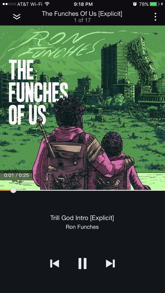 DaveyBoyPink's tweet photo. Just got this bad boy on @amazonmusic @RonFunches #TheFunchesOfUs https://t.co/4h2xrTYhvs