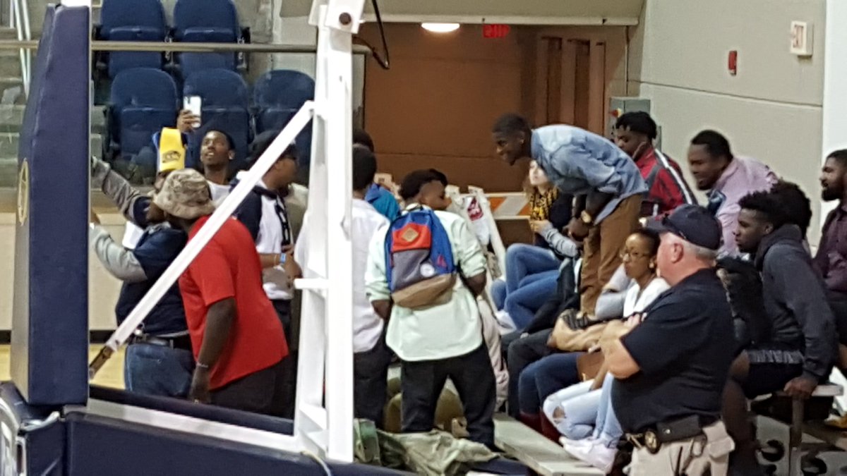 CEPattersonJr's tweet photo. Student section is INSANE tonight (keep it up). https://t.co/YoKBtuoe0B