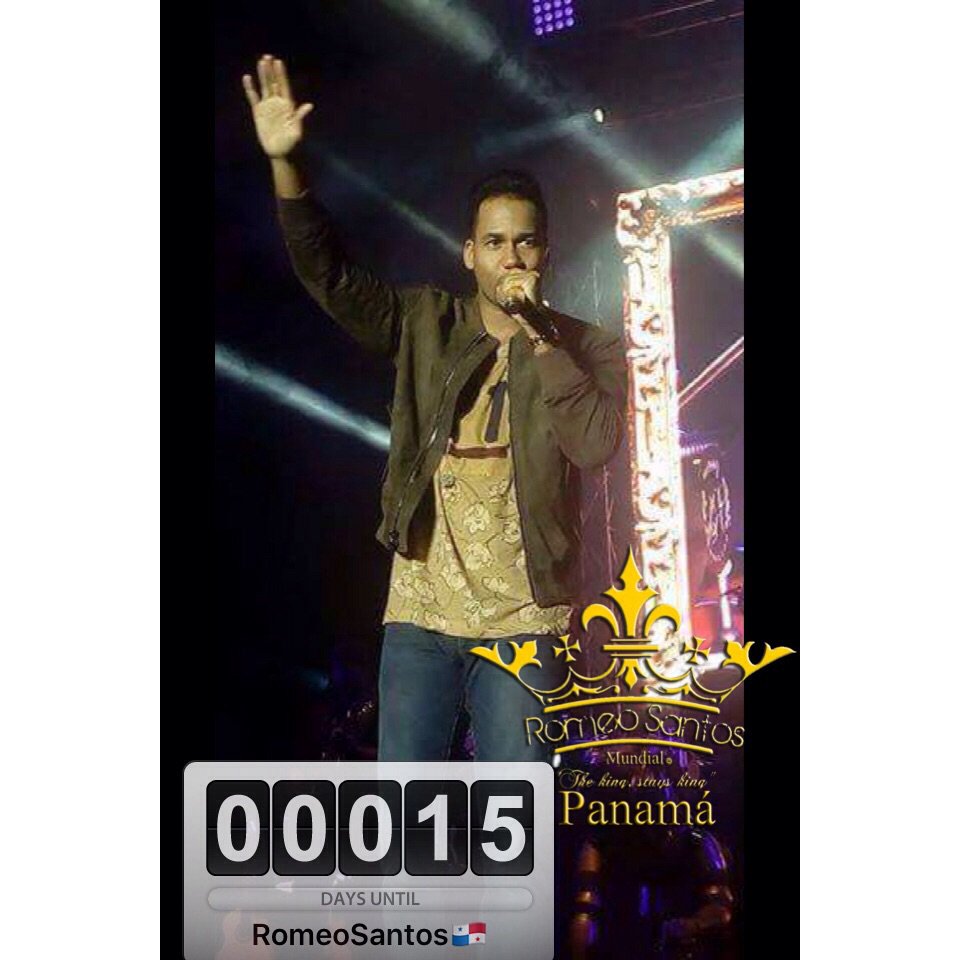 RomeoSantosPty's tweet photo. A solo #15Dias #RomeoPty Plaza Figali 2 de Diciembre. No te quedes por fuera gracias @magicdreamsinc @Panatickets https://t.co/hvdxGszQsn