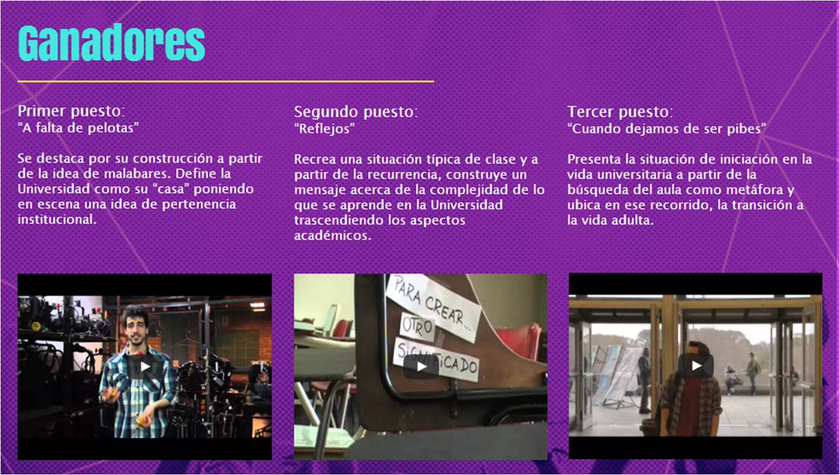 YoSeUBA's tweet photo. Los invitamos a conocer a los ganadores del concurso #YoSeUBA!!! https://t.co/I0nJAkB0iu Felicitaciones!!! https://t.co/L5bEHT3icm