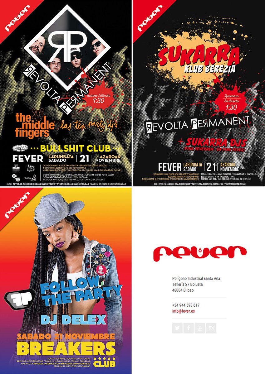 FeverClubBilbao's tweet photo. Quieres ver a @Followthepartys @MiddleFingersmu @LasTeaPartyDjs el sábado? RT y entra el sorteo de entradas dobles!! https://t.co/49leYDOAtN